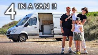 Family of 4 Embrace Minimalistic VAN LIFE  FULL TIME VANLIFE  VAN TOUR