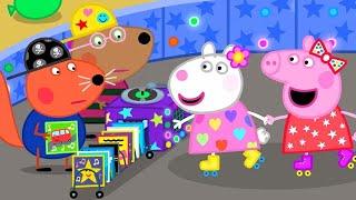 Peppa Pig Goes To The Roller Disco  Peppa Pig Kids Videos