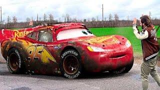 Lightning McQueen Most Wanted in Real Life on Road cars PIXAR DRIFT