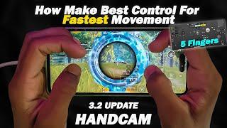 My 5 Fingers Control Give Me Fastest Movement For Clutch  90 Fps Best Handcam Gameplay In IQOONeo6
