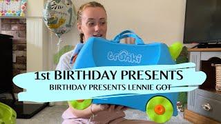 1st BIRTHDAY PRESENTS. WHAT HE GOT FOR HIS BIRTHDAY - BIRTHDAY GIFT IDEAS. FIRST BIRTHDAY GIFT IDEAS