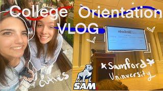 college orientation vlog  come with me to SAMFORD U️