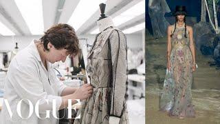 How a Dior Dress Is Made From Sketches to the Runway  Sketch to Dress  Vogue