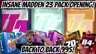 *BACK TO BACK 99S* I OPENED EVERY COIN PACK IN THIS INSANE MADDEN 23 PACK OPENING