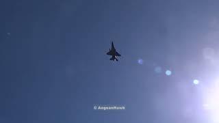 Hellenic Air Force F16s over Kastellorizo island.