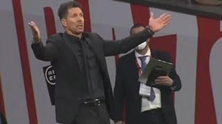 Asi vivio Simeone el derbi madrileño