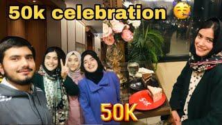 Celebrating 50k followersDinner with family 