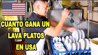 CUANTO GANA UN LAVA PLATOS EN USA