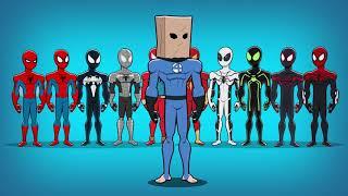 Топ 10 костюмов Человека-паука анимация