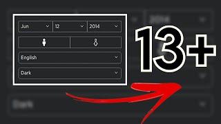 How to Change Account Age to 13+ Roblox