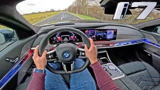 2023 BMW 7 Series i7 xDrive60 POV Test Drive w LAUNCH CONTROL 0-100