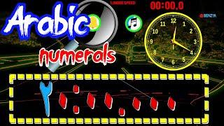 Arabic numerals 20 minutes countdown timer alarm
