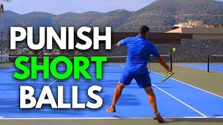 How To Punish Short Balls in Tennis  4 ways