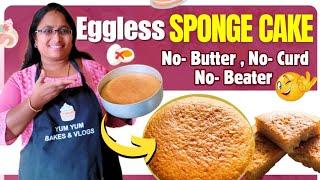 Eggless vanilla sponge cake  Class44