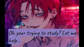 【M4A ASMR】Guy friend Helps you study Kissing Ear kisses Friends to lovers