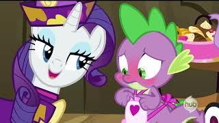 Rarity Makes Spike Blush - My Little Pony Friendship Is Magic