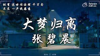 张碧晨-《大梦归离》『纵有 这世间法理 千万句，不及 一声我愿意。』【高音質動態歌詞Lyrics】