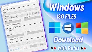 Windows 10 Download  Windows 11 Download  Windows 8.1 Download  Windows Download With Rufus 2024