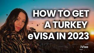 How to get a Turkey Tourist eVisa Online in 2023 I Step by Step #turkeytravel #evisa