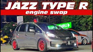 Honda Jazz GE K20A Engine Swap