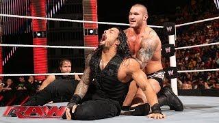 Roman Reigns vs. Randy Orton Raw April 28 2014