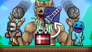 Terraria but Presents are COMPLETELY Random...