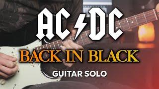 ACDC - Back in Black Guitar Solo Cover