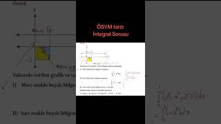 ÖSYM Tarzı AYT İntegral Sorusu #yks #integral