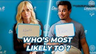 Katherine McNamara & Alberto Rosende Shadowhunters play Whos Most Likely 