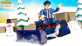 ️ Yollardan Karları Süpürüyoruz ️  Snowing Simulator  Roblox Türkçe