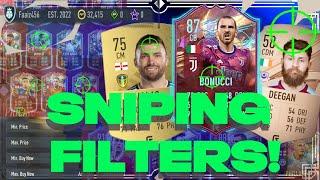 MAKE 100k RIGHT NOW FIFA 23 BEST SNIPING FILTERS