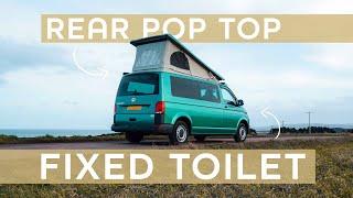 VW Campervan with fixed TOILET - built by the pros