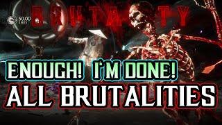 Mortal Kombat 11 - All 440+ Brutalities & Secrets w. List Im SO done with this game August 2022