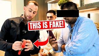 Caught *LIVE* FAKE $350000 Watch