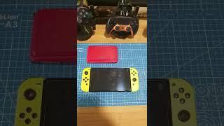 How much bigger is the Switch OLED compared to the Nintendo DS?