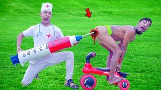 Must Watch New Special Comedy Video 2023 Amazing Comedy 2024Doctor Funny Video Injection Video E-235