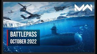 Боевой пропуск Октябрь 2022  Modern Warships