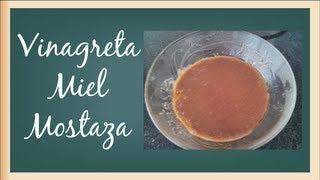 Cómo preparar vinagreta miel mostaza - Recetas aderezos