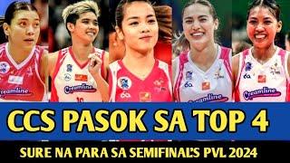 CREAMLINE PASOK SA FINAL 4 PVL ALL FILIPINO CONFERENCE 2024