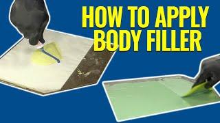 Beginners Guide to Applying Body Filler - How to Apply Contour Premium Body Filler - Eastwood