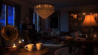 Rainy Jazz with Relaxing Jazz Music - Coffee Time Ambience & Rain Sounds for Sleep Study Focus