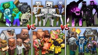 ALL MOBS ARMY TOURNAMENT in Minecraft Mob Battle