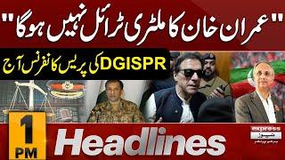 Omar Ayub Statement  DG ISPR Press Conference  News Headlines 01 PM  05 Sep 2024  Pakistan News