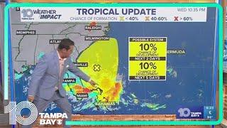 Tracking the Tropics Disturbance off Florida east coast has low chance of development