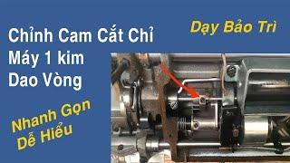 Chỉnh Cam Cắt Chỉ Máy 1 Kim Dao Cắt Vòng - Nghề Sửa Chữa Máy May CN -  Miền Bắc - Dạy Nghề Nam Tuyển