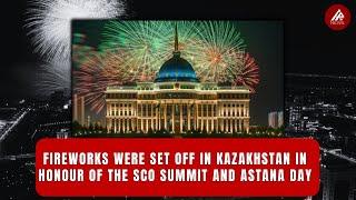 Spectacular fireworks were held in Astana #fireworks #astana