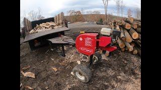 Splitting Firewood FAST With Super Split