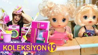 Baby Alive ve Barbie Temizlik Oyunu Ev - Okul  Koleksiyon 19. Bölüm