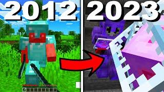 Minecraft PVP Then VS Now...