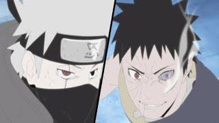 LA MEJOR PELEA DE NARUTO SHIPPUDEN - Kakashi vs Obito  Naruto Shippuden